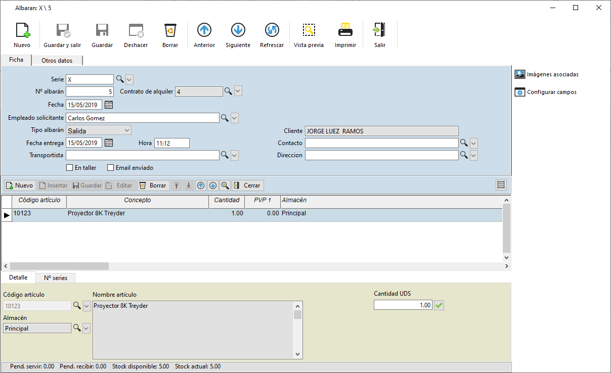 Software gestión de alquileres