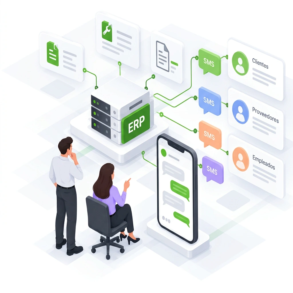 Envio de SMS a clientes desde el ERP