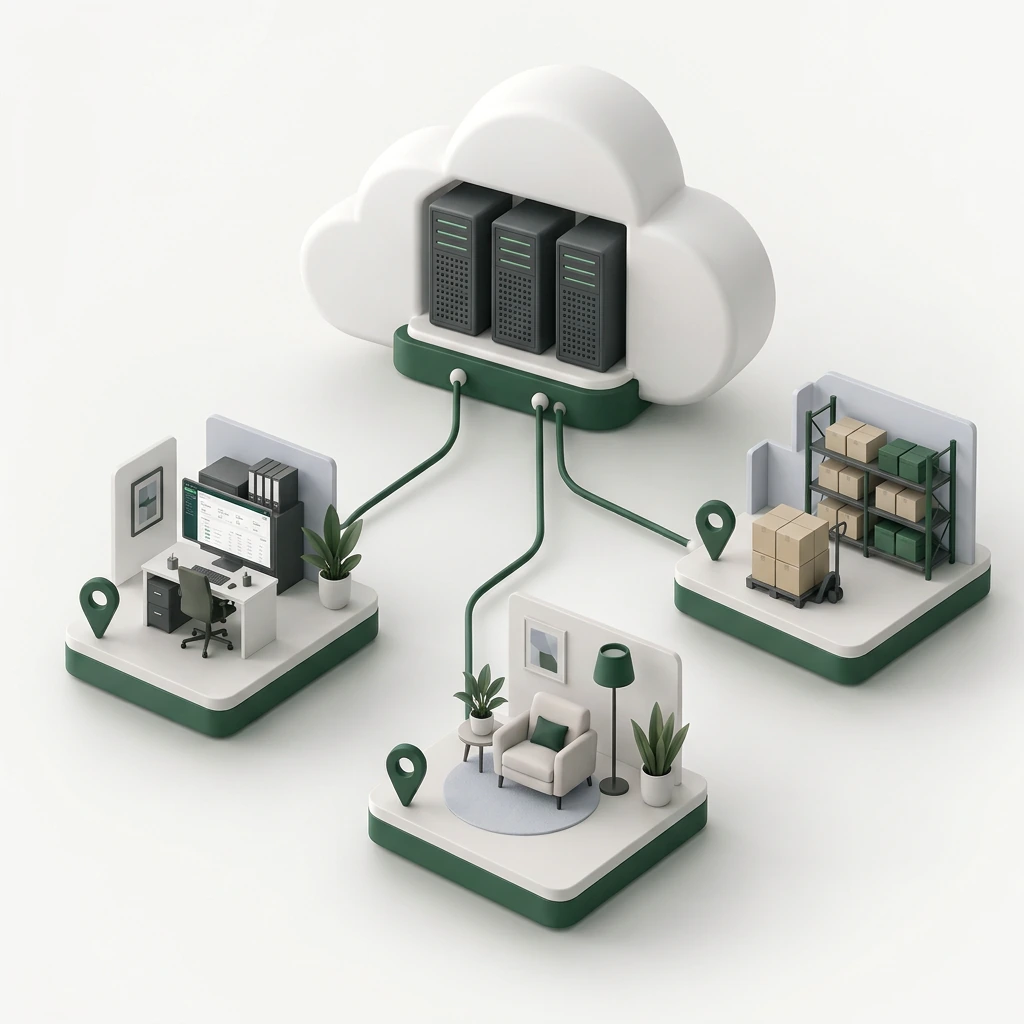 Software ERP en la nube con acceso remoto