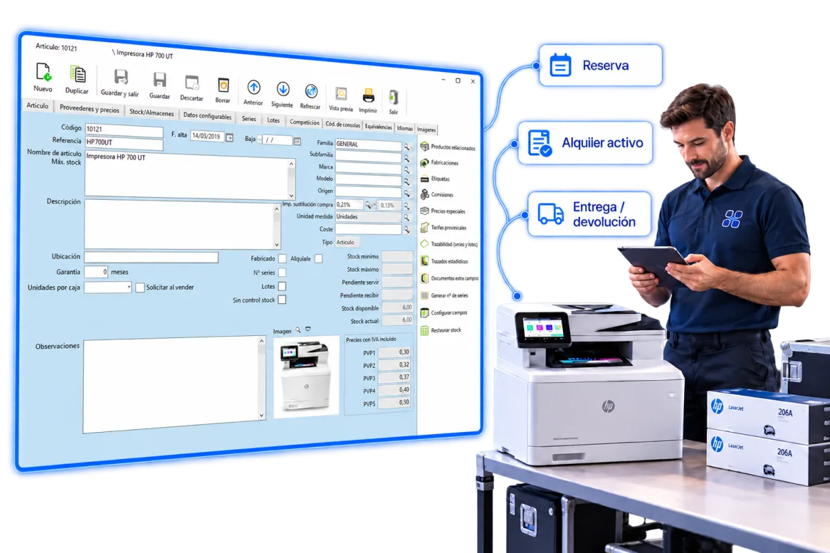 treyALQUILER — software de alquiler de equipos