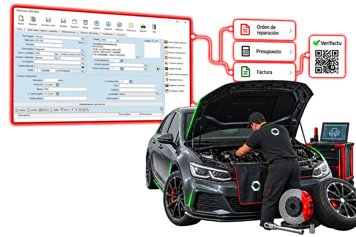 treyTALLER — software para talleres mecanicos